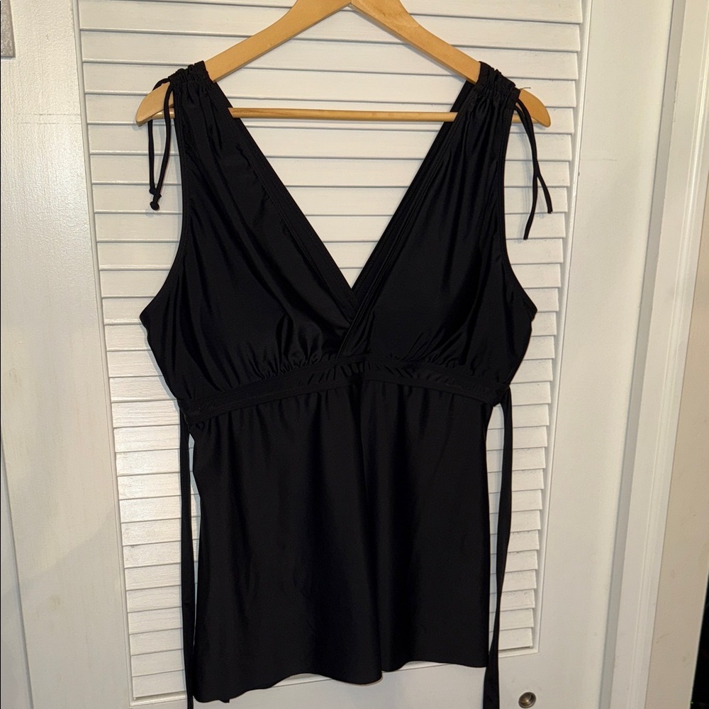 Black Swim Top